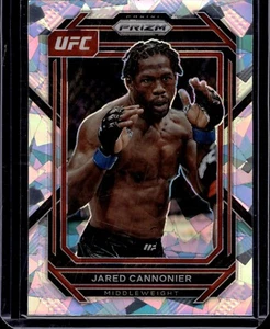 2023 Panini Prizm UFC JARED CANNONIER Cracked Ice Prizm #129 - Picture 1 of 2
