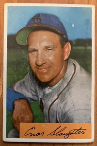 Cardenales de San Luis: 1954 Bowman #62 Matanza de Enos (HOF) - *Ligero pliegue* - Imagen 1 de 1