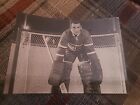 PHOTO DAVID BIER ANNÉES 1950 JACQUES PLANTE NHL HOCKEY GOALLIE MONTRÉAL CANADIENS HHOF 