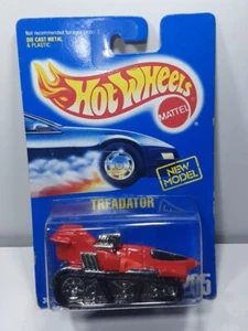 Hot Wheels 1991 Treadator # 205 BLUE CARD SERIES Diecast New - Picture 1 of 4