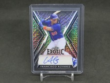 2023 LEAF EXOTIC FRANCISCO ALVAREZ ELEPHANT MOJO AUTO /7 NEW YORK METS NQ