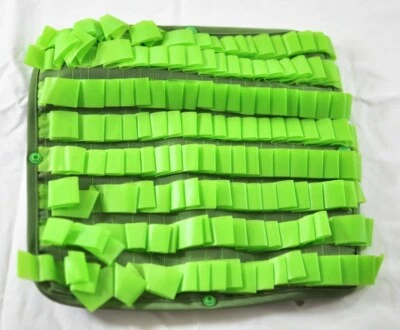 Alfombra rapé perro antiestrés alimentación perros pequeños a grandes verde olfateo 12" x 12" Foto 1 de 4