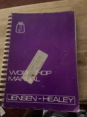 Jensen-Healy Workshop Manual, July 1974 3rd Edition Foto 1 de 4