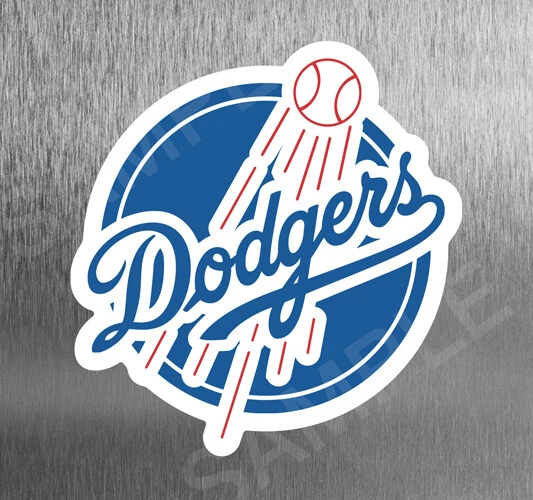 Magnet Die Cut Los Angeles Dodgers Baseball Fridge Refrigerator Mlb