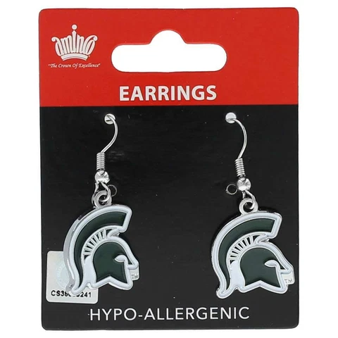 Michigan State Spartans Dangler Earrings Cover