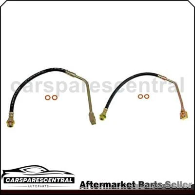 Juego de mangueras de freno delanteras 2x para Chevrolet K1500 1988-1998 4,3 L Foto 1 de 4
