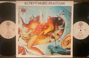 DIRE STRAITS Alchemy - 1984 1st Press Warner Bros. 2-LP - BEAUTIFUL NM DISCS - Picture 1 of 5