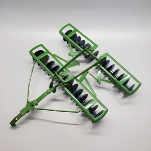 Vintage 1950'S ESKA ERTL JOHN DEERE DISC HARROW Metal Farm Toy 1/16 Scale EUC  - Picture 1 of 11