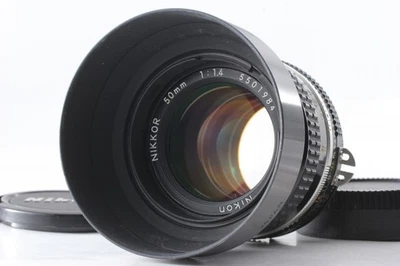 [Opt MINT w/ Hood ] Nikon Ai-s Ais Nikkor 50mm f/1.4 Standard MF Lens From JAPAN - Image 1 of 4