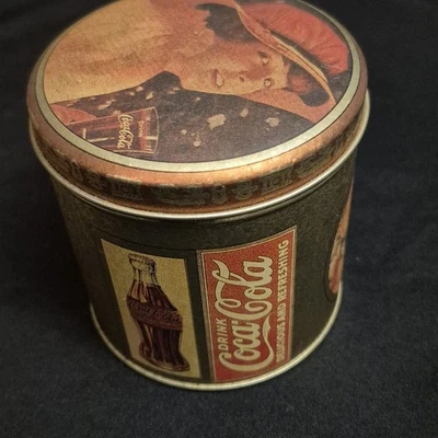 Vintage Bristol Ware Coca-Cola Round Tin 1992 - Image 1 of 4