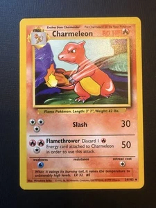Charmeleon 24/102 Base Set WOTC Pokemon Card - Near Mint NM - Picture 1 of 2