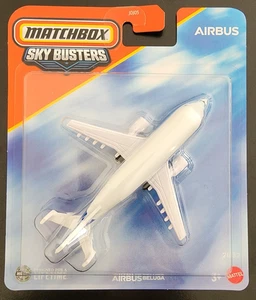 Matchbox 2025 Sky Busters Diecast Airbus Beluga Airliner New - Picture 1 of 3