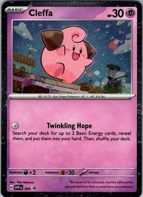 Pokemon | SV: Scarlet & Violet Promo Cards | Cleffa - | 095 | NM Holo - Image 1 of 2