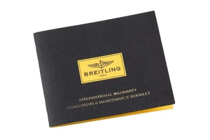 Breitling Internationale Garantiebedingungen und Wartungsheft - Bild 1 von 2