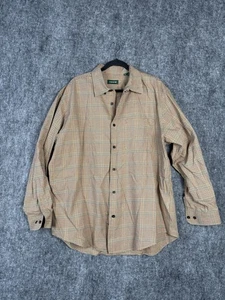 Orvis men’s long sleeve plaid shirt, XL, cotton & merino wool blend. - Picture 1 of 5