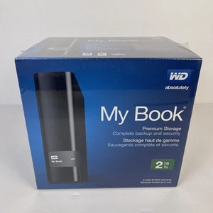 WD My Book Desktop Storage USB 3.0 Backup And Security 2TB Hard Drive - Photo 1/7