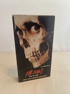 1998 Evil Dead 2: Dead by Dawn VHS Classic Horror Film Director Sam Raimi - Picture 1 of 5
