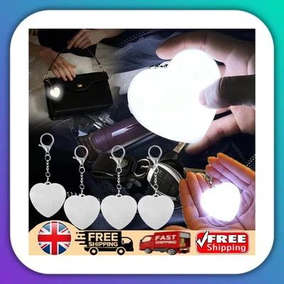 1~5x Heart Pattern Touch Sensing Light Portable Handbag Light LED Creative Gifts