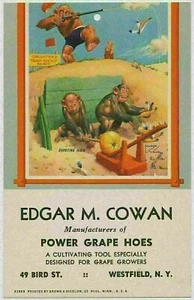 Gran Pop Trap-Shoot Monkey "Shooting High" Lawson Wood - Vintage Postcard - Picture 1 of 2