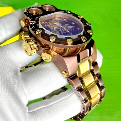 Reloj de cuarzo suizo Invicta Reserve Magnum Tria cronógrafo para hombre 37551 doble hora WR200M Foto 1 de 4