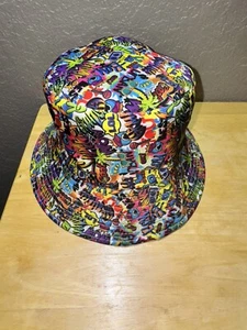 Hombres Mujeres Plegable Graffiti Cubo Sombrero Doble Cara Sol Playa Gorras - Imagen 1 de 3