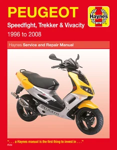 Haynes Workshop Manual For Peugeot Speedfight, Trekker & Vivacity 96-08 - Picture 1 of 4