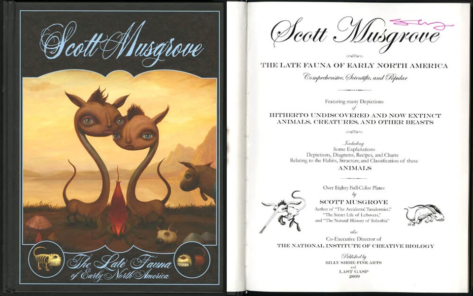 Scott Musgrove SIGNED AUTOGRAPHED The Late Fauna of Early North America HC 1st - Image 1 of 1