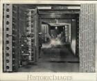 1966 Press Photo Staff Check Doors At Norad's Underground Operation Center In Co