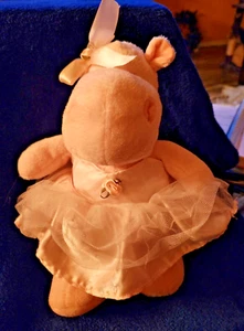 11" Burton and Burton Plush Pink Hippo Ballerina All I want for Christmas is a.. - Picture 1 of 10