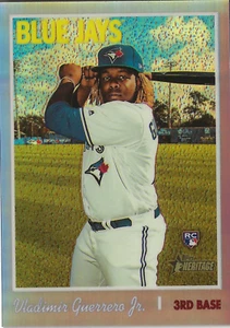 2019 Topps Heritage High Number - Purple Refractor #THC-504 Vladimir Guerrero... - Picture 1 of 2