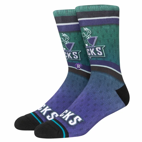 Stance NBA Fader Crew Socks - Milwaukee Bucks Cover