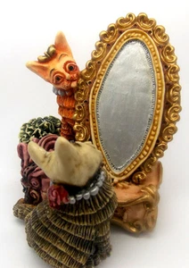 Harmony Kingdom "Marmalade & Mao Mao’s Mirror"/Box Figurine - Picture 1 of 6