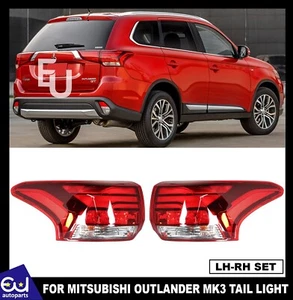 LEFT RIGHT SIDE REAR TAIL LIGHT BRAKE LAMP FOR MITSUBISHI OUTLANDER MK3 2016-20 - Picture 1 of 14