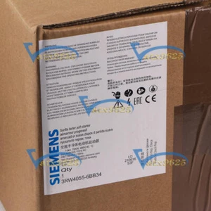 ONE NEW SIEMENS SOFT STARTER 3RW4055-6BB34 - Picture 1 of 1