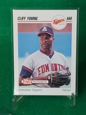 1992 SkyBox AAA Cliff Young Edmonton Trappers #83 Pre-Rookie Angels