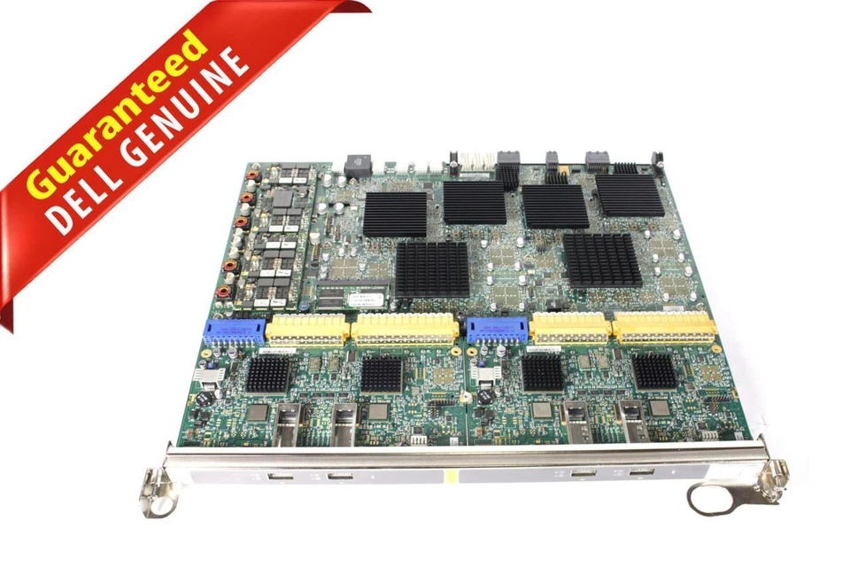 Dell Force 10 4 Port 10GE Module LC-EF-10GE-4P 754-00099-00 752-00374-03 91YX0 - Image 1 of 4