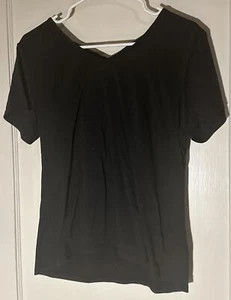 Women’s “Romastory” Black V-Neck Crossback Top Size XXL - Imagen 1 de 6