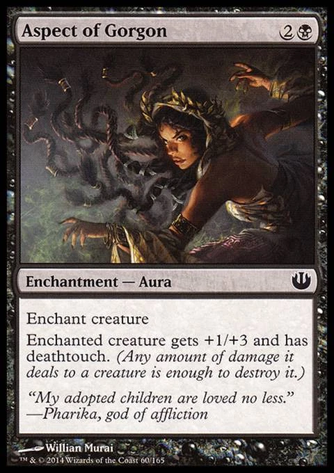 MTG Magic the Gathering Aspect of Gorgon (60/171) Journey into Nyx LP - Image 1 of 1