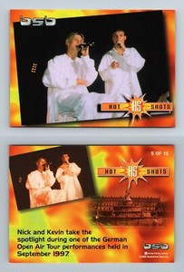 Backstreet Boys Black & Blue #5/15 Hot Shots 2000 Winterland Trading Card