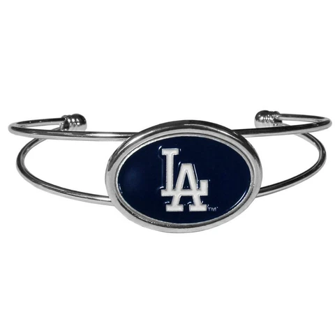 Los Angeles Dodgers Double Bar Cuff Bracelet [NEW] MLB Wrist Necklace Jewelry Cover