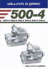 Sewing Machine Brochure - Willcox & Gibbs - 500-4 series - 1986 (E3923)