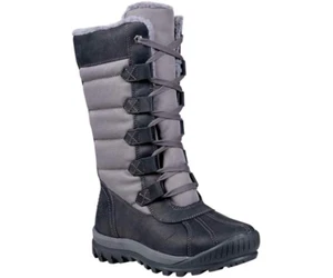 Timberland Womens Tall Boot MT Hayes WP L/F 6 TB 0A11SN 001 Black Full Grain NWB - Picture 1 of 6