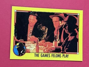 1990 Topps Dick Tracy #19 The Games Felonies Play