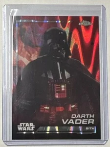 2024 Topps Chrome Star Wars Darth Vader Red Raywave Refractor #66 SP - Picture 1 of 3