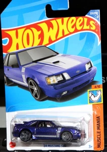 Ford Mustang SVO 1984 Foxbody púrpura Hot Wheels 2021 HW #4/10 '84 - Imagen 1 de 1
