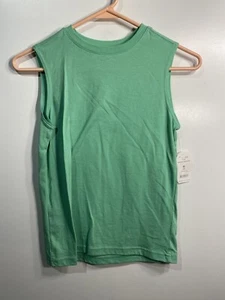 wonder nation boys sleeveless tank top size medium 8 green - Picture 1 of 4