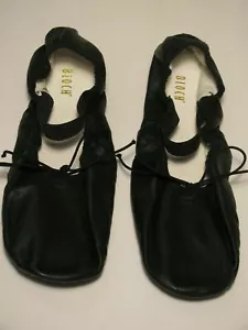 Zapatillas de ballet BIOCH Dansoft de cuero negro S0205L 8 B rendimiento de baile - Imagen 1 de 9
