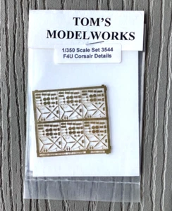 Tom's Modelworks Photo Etch Parts Detail Set for 6 1/350 F4U Corsair Planes 3544 - Picture 1 of 4