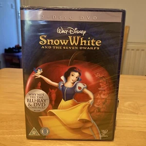 Walt Disney Snow White and the Seven Dwarfs 2 Disc DVD New & Sealed - Picture 1 of 6