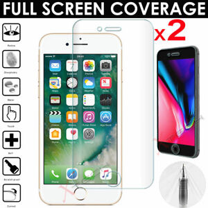 2x FULL SCREEN Curved FIT TPU Screen Protector For Apple iPhone SE 2022 / 8 4.7"